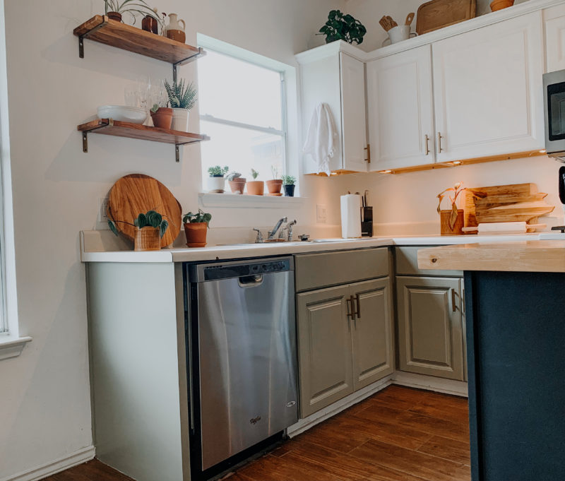 Our DIY Budget Kitchen Renovation Progress from Start to Finish