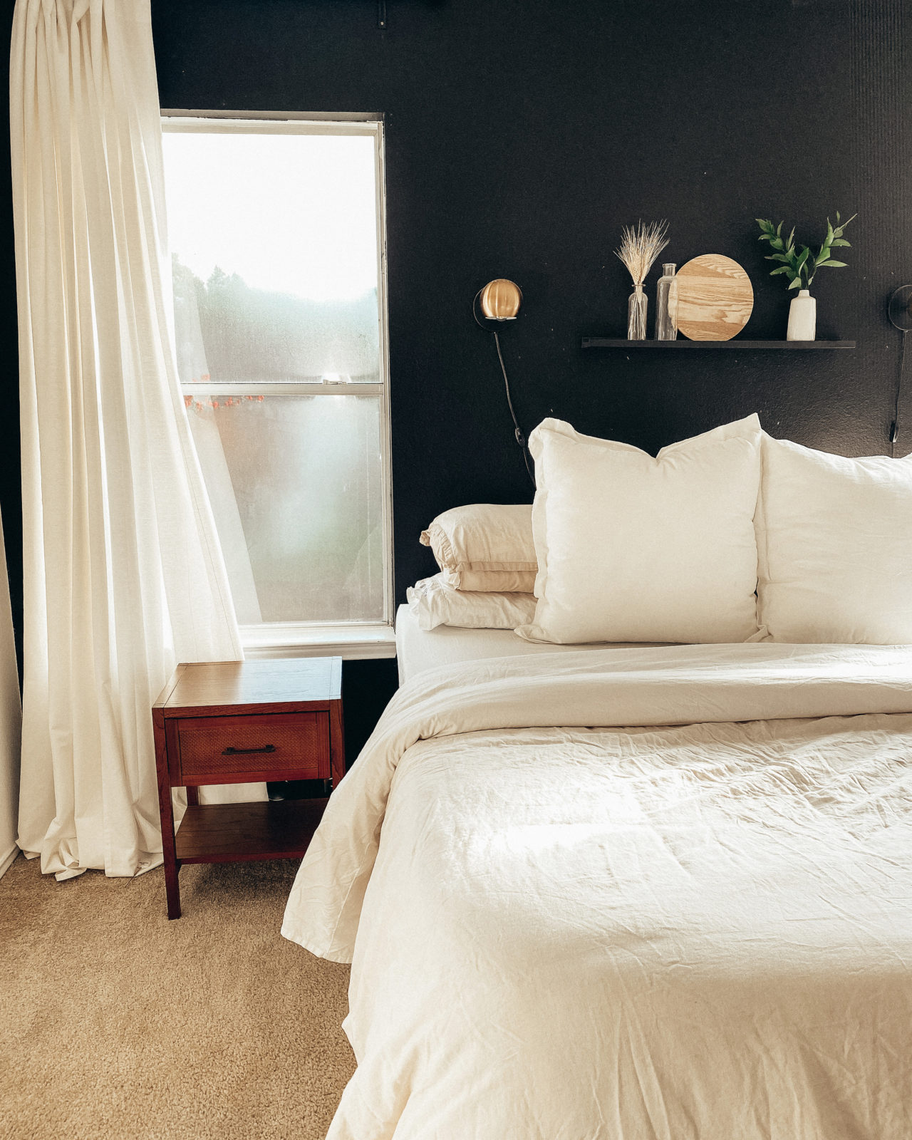 Bedroom Refresh (Part 2) DIY Vertical Wood Slat Wall