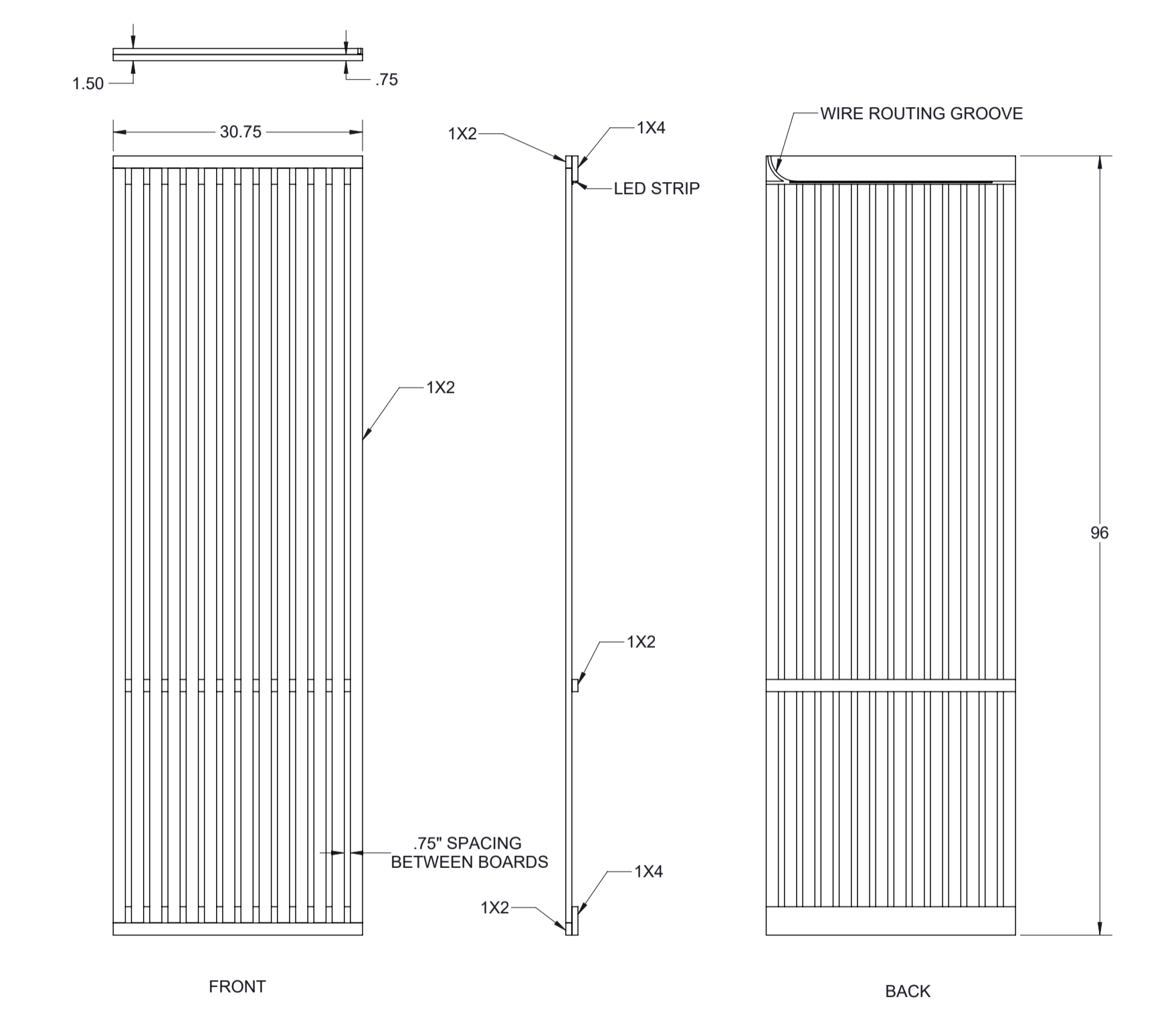 Moody TV Room and DIY LED Slat Wall Tutorial