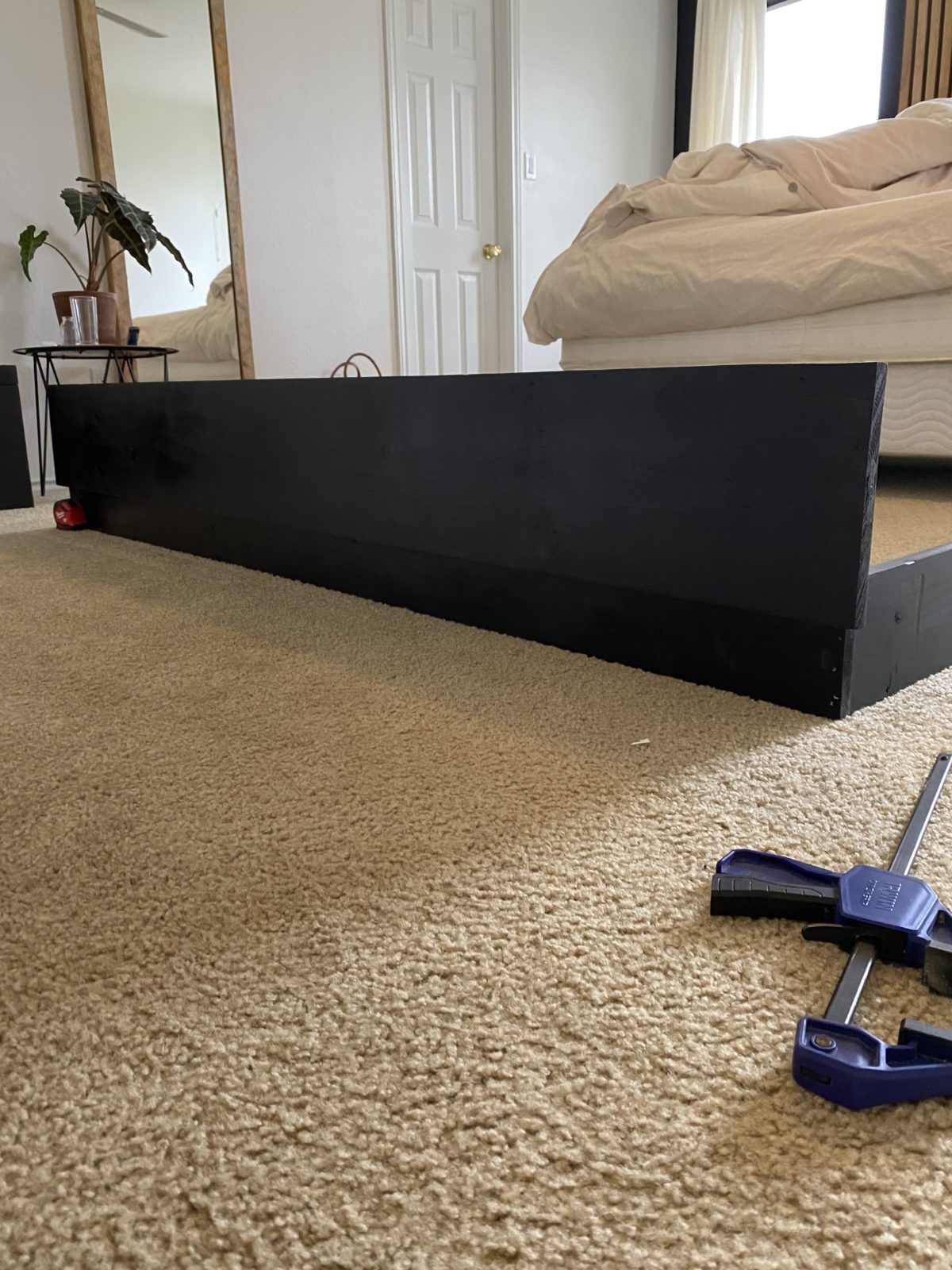 DIY Faux Bed Frame Cover